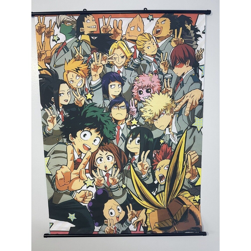 My Hero Academia Cast Heroes Rising Large Poster Wall Scroll Size 42x31